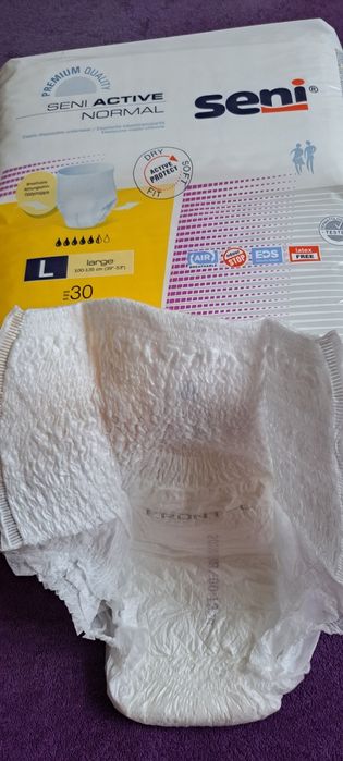 SeniActive Normal pieluchomajtki/majtki chłonne L