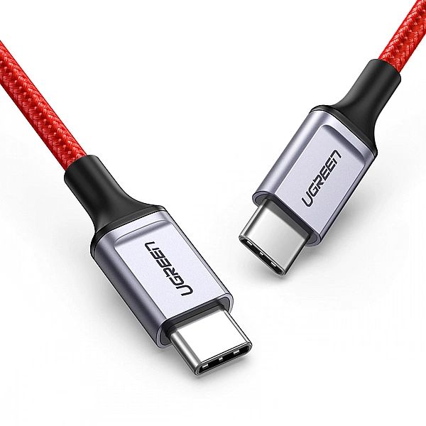 Kabel Ugreen US294 USB-C - USB-C 3A 480Mb/s 1m - czerwony