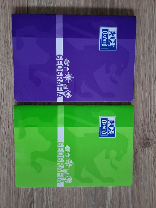 Zeszyty Oxford kratka 60 kartek 2 sztuki Geografia