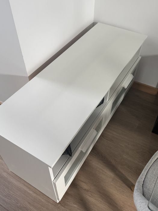 Móvel TV, branco, 120x41x53cm