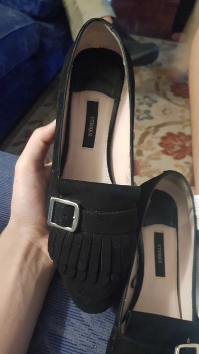 Sapatos UTERQÜE em Pele