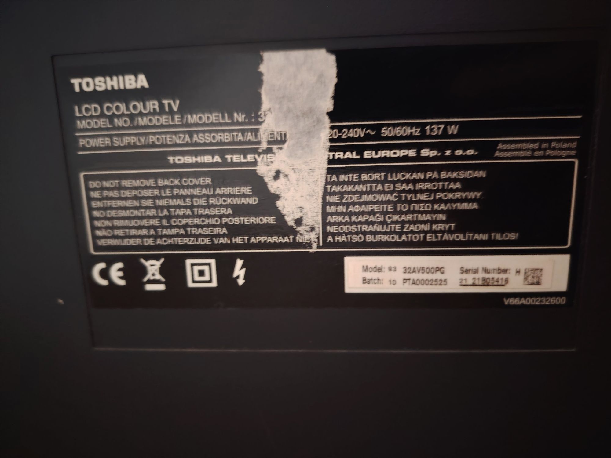Telewizor Toshiba