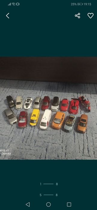 Машинки модельки масштабні 1.32 та 1.36... Продам!