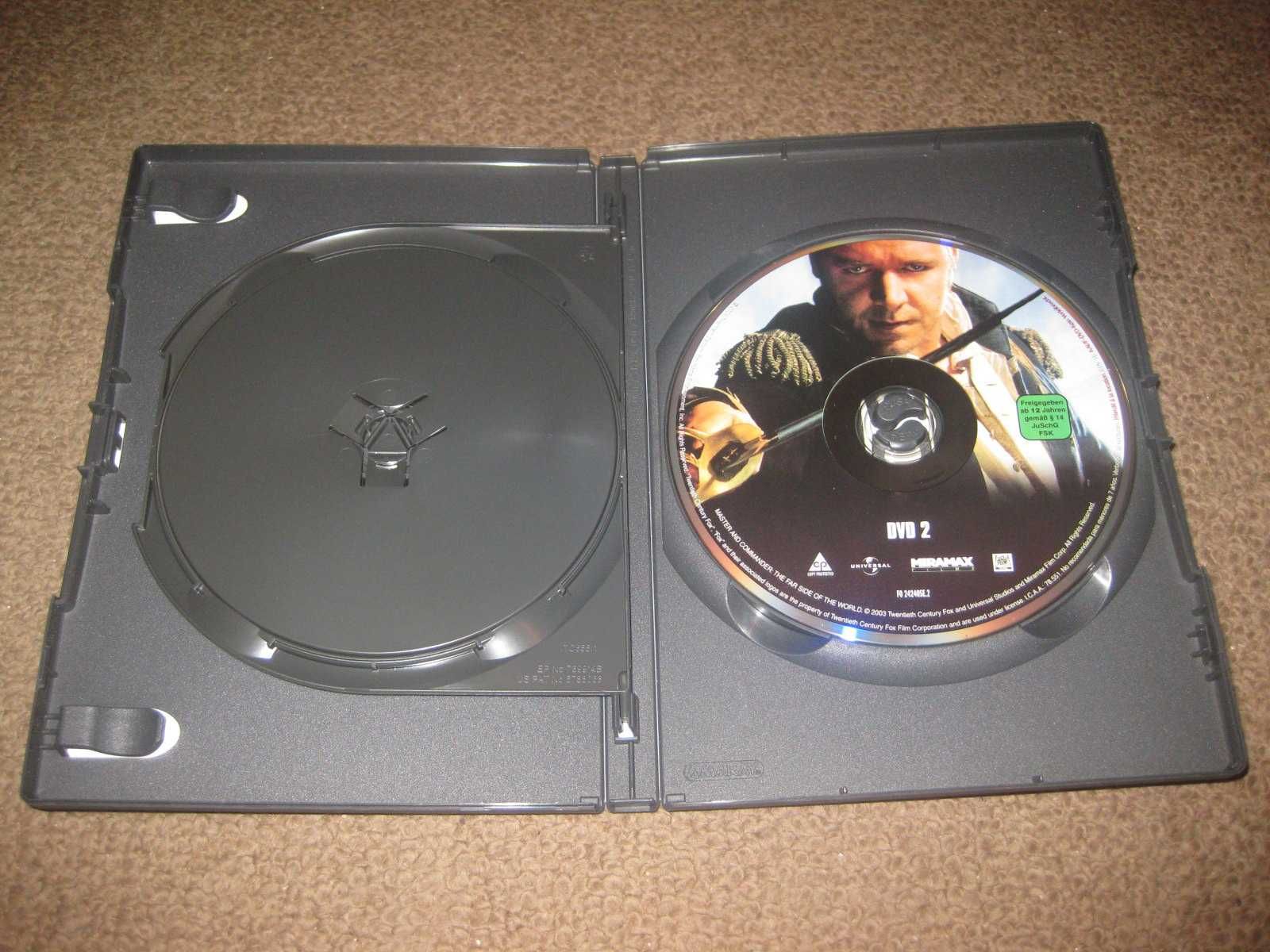 DVD "Master and Commander" com Russel Crowe/Edição Especial 2 DVDs