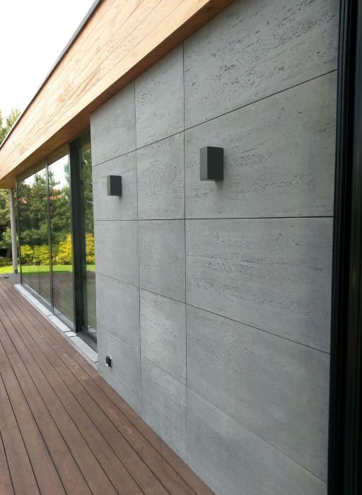 Beton architektoniczny Płyty betonowe na elewacje Ogrodzenia z betonu