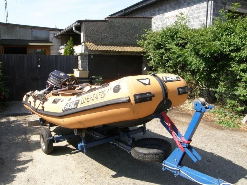 RIB/ponton 4 m silnik 30 + przyczepa