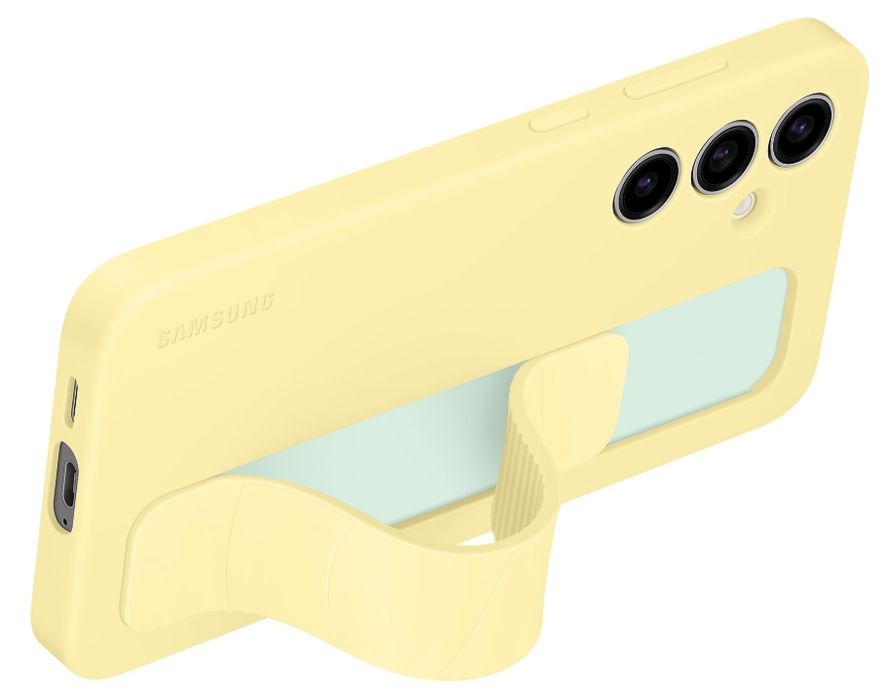 Etui Samsung Standing Grip Case cover  yellow do Galaxy S24 FE