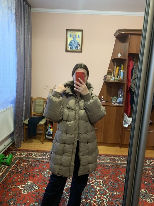 Куртка зимова зефірка оверсайз шоколад