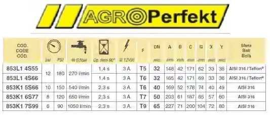 Elektryczny zawór kulowy AGRIFAC 7315.311 , ARAG 853K15S66