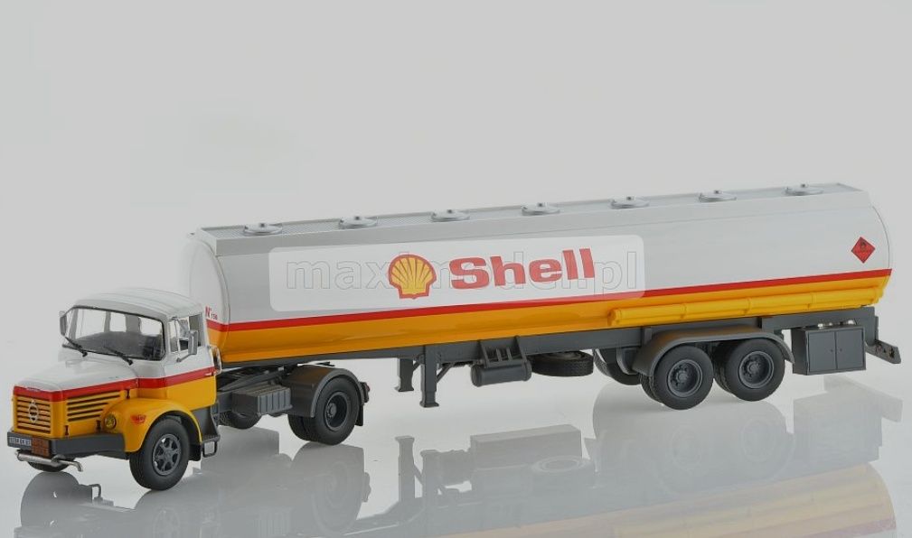 Miniatura camiao Berliet  Shell 1/43
