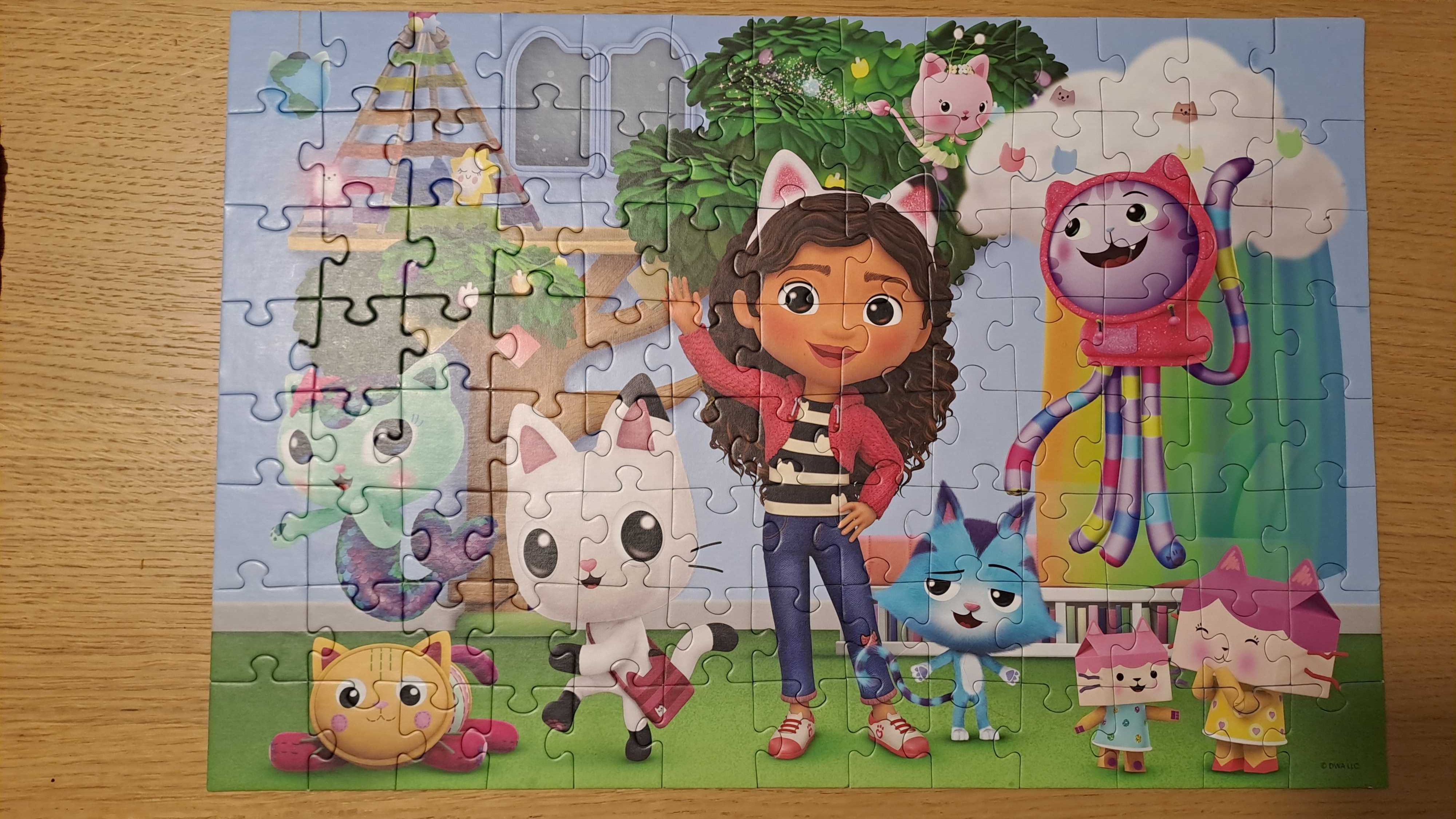 Puzzle Domek dla lalek Gabi 100 szt., wiek 5+