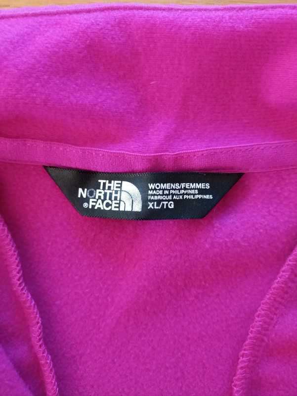 Bluza polar the north face różowa