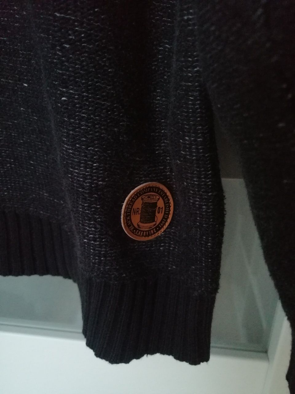 Carry sweter męski golf rozpinany elegancki  L