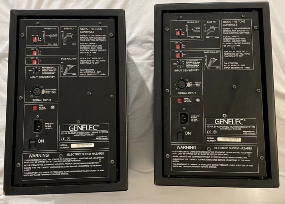 Monitores de Estúdio Genelec 1031A