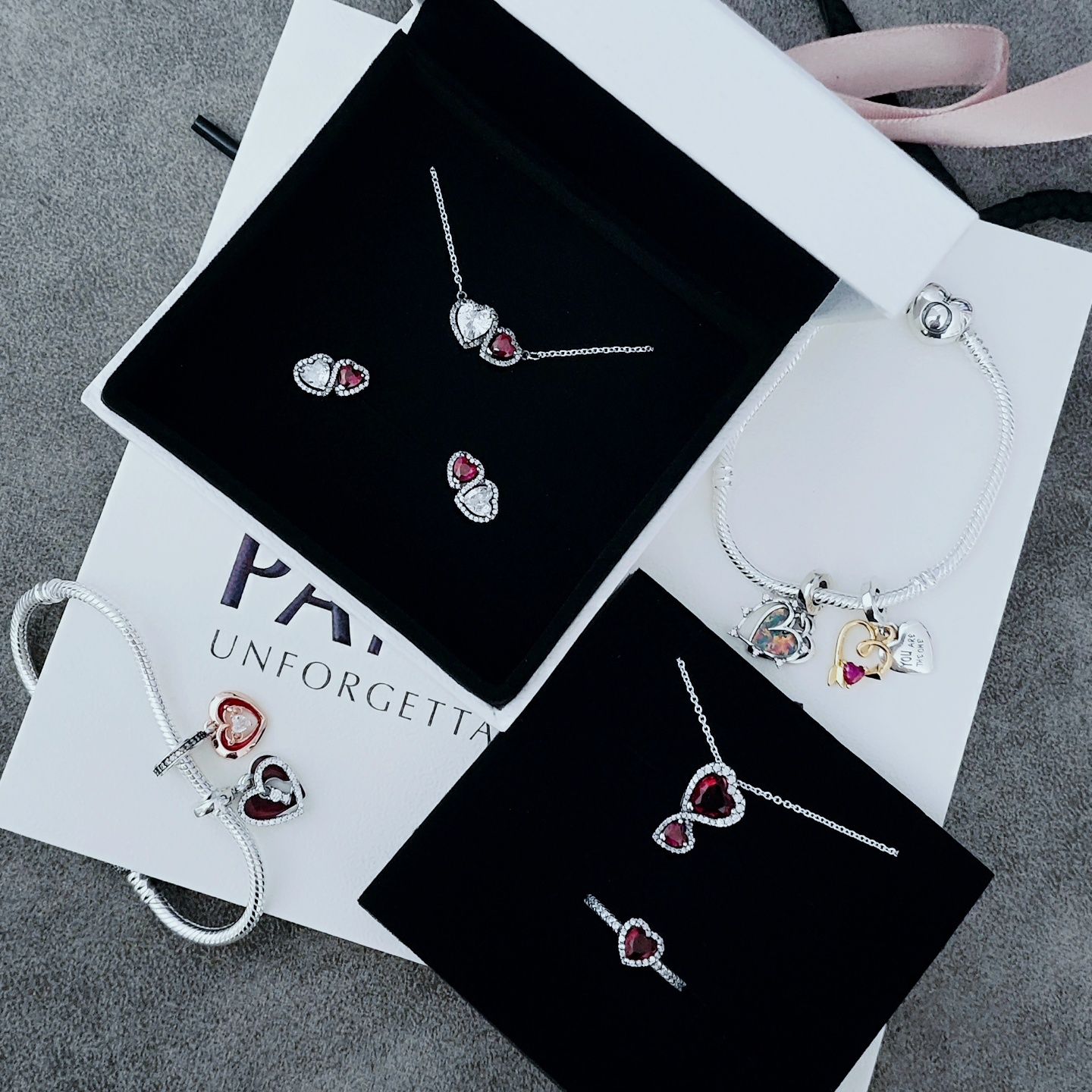 Pandora сердечко колечко сережки підвіска