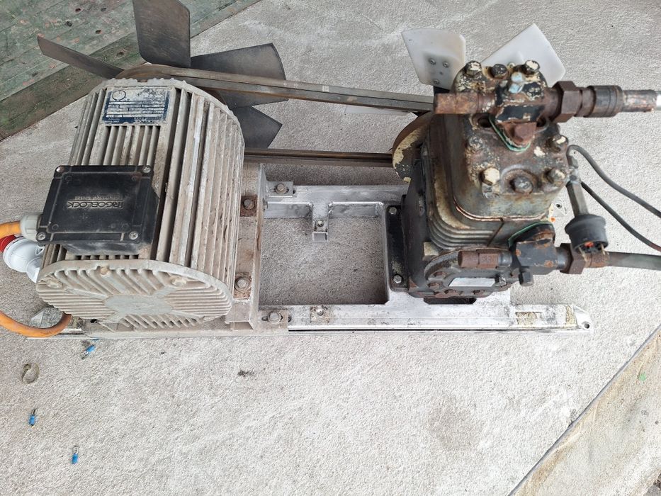 Sprężarka do agregatu, silnik elektryczny 6 kw