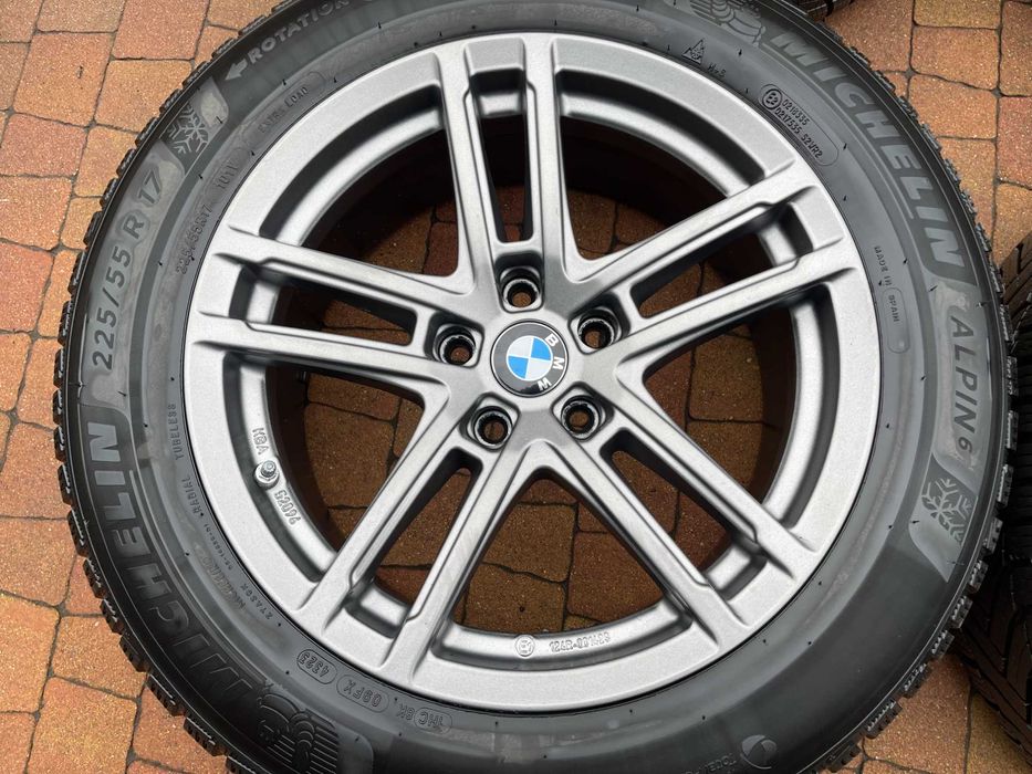 3756. Koła zimowe BMW G20 G21 5x112 ET30 225/50/17 Goodyear 8mm 2023r