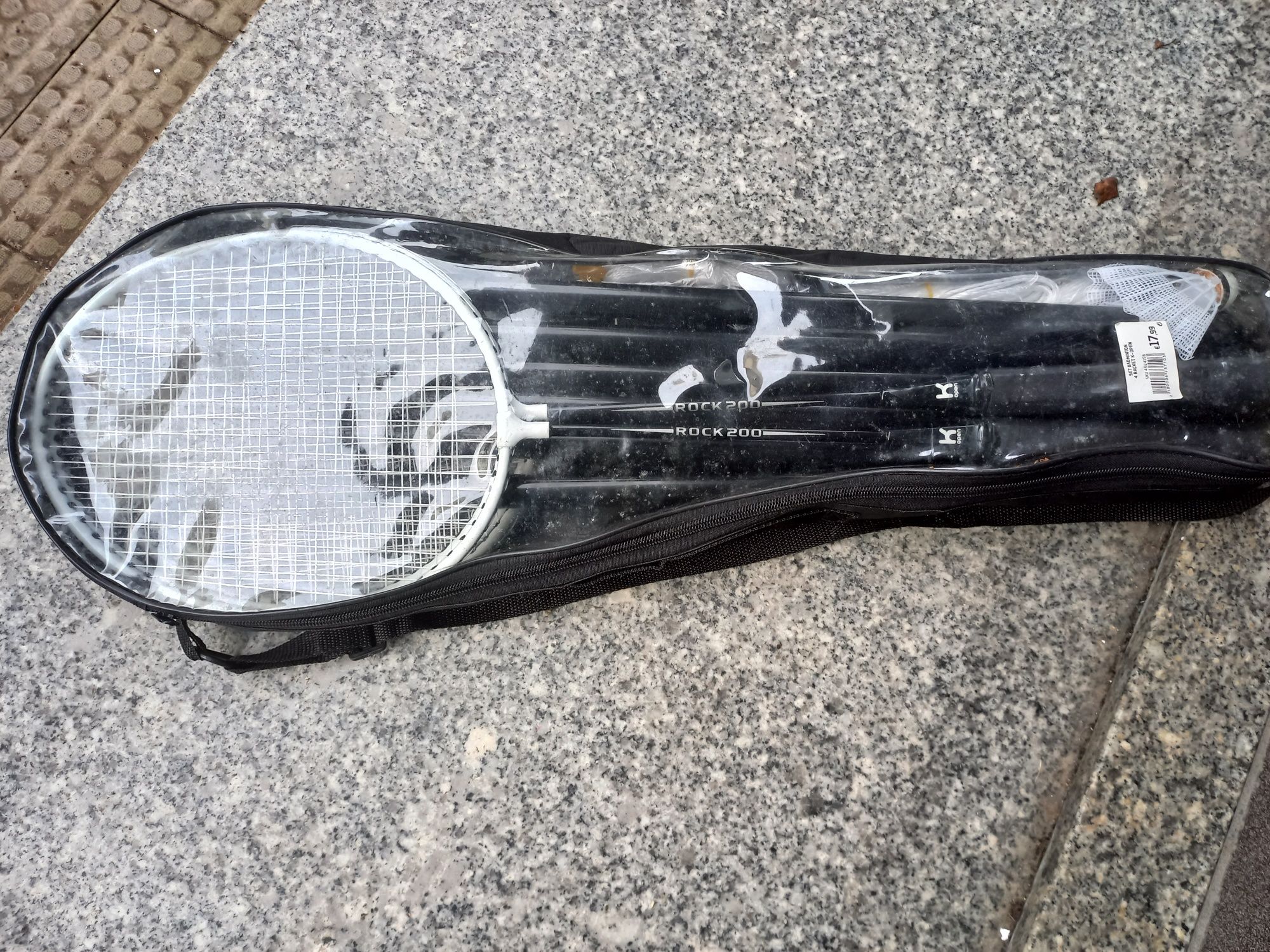 Conjunto Raquetes Badminton + rede