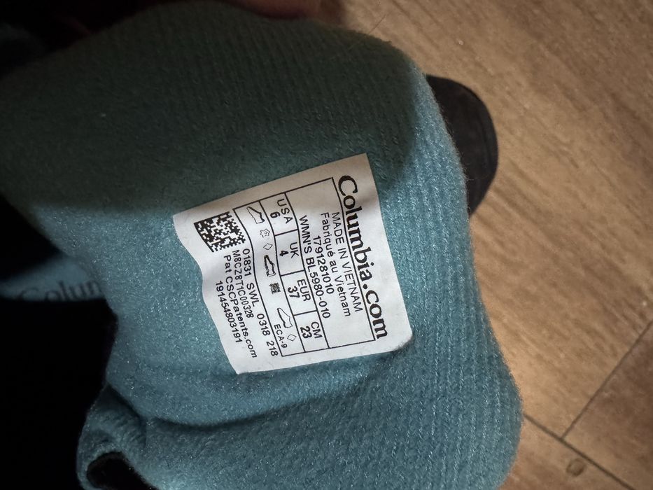 Okazja! Oryginalne buty zimowe sniegowce Columbia Bugaboot rozm 37!