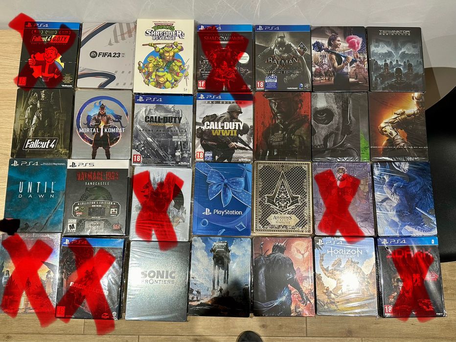 Ігри ps4-ps5 delux special  steelbook games