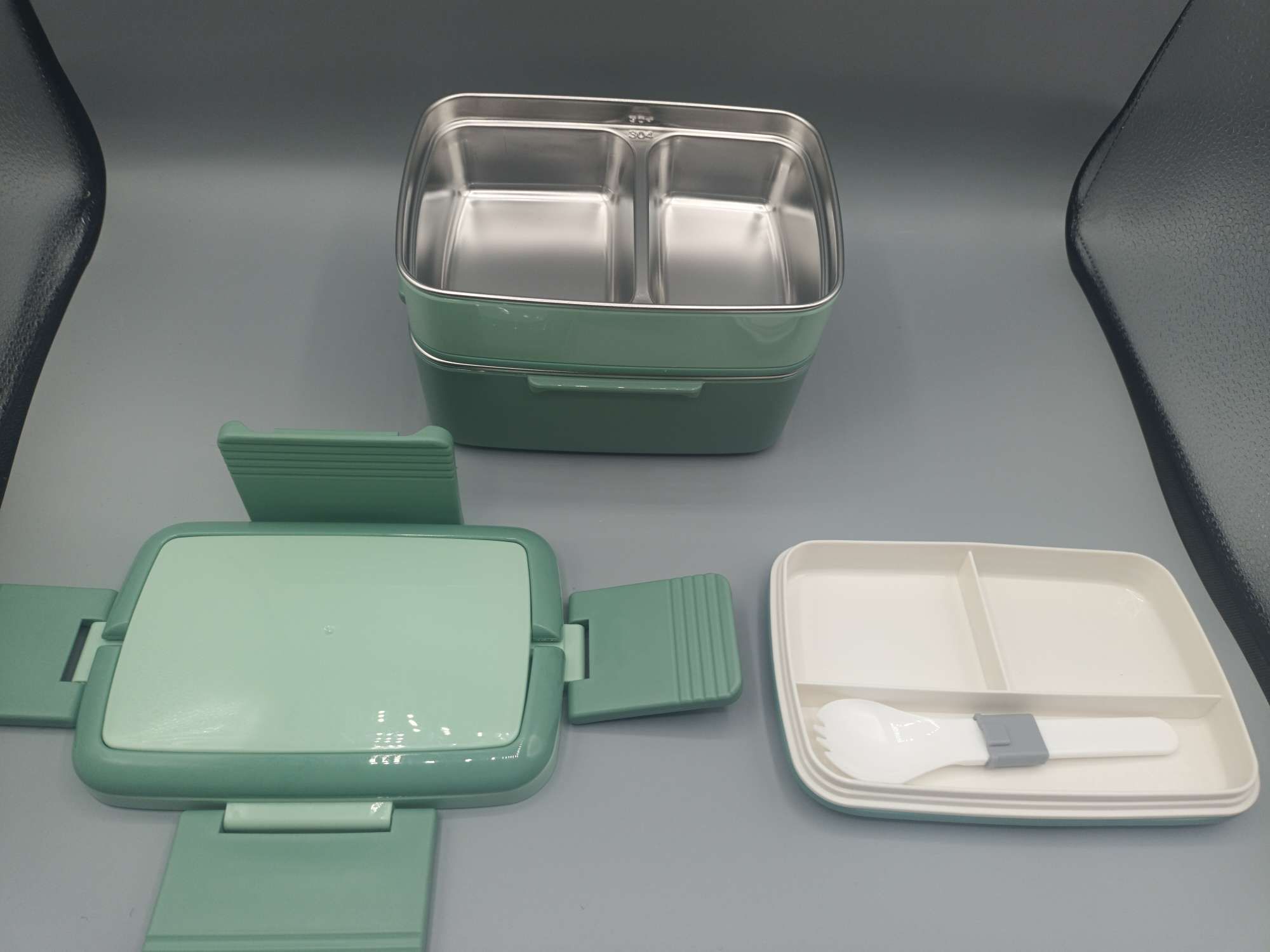 WayEee Bento Box, pudełko na lunch, pojemność 1500 ml nie zawiera BPA