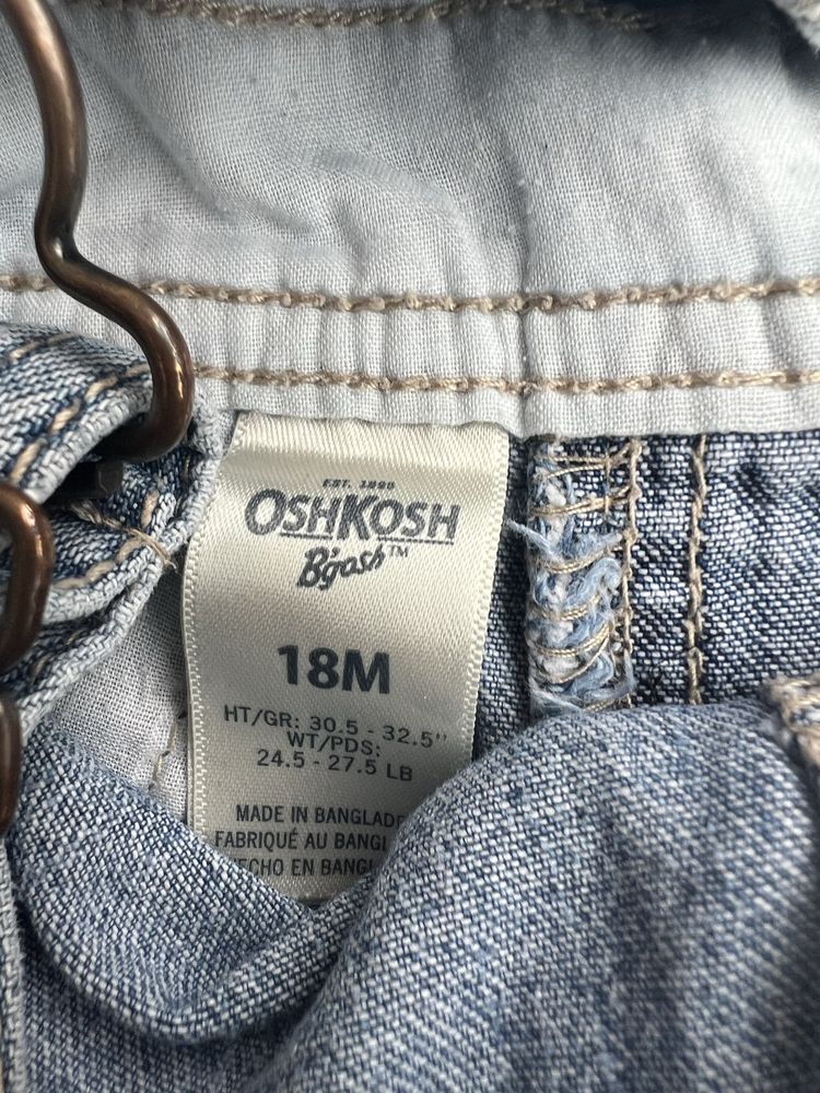 Jardineiras de ganga 18mOSHKOSH impecaveis
