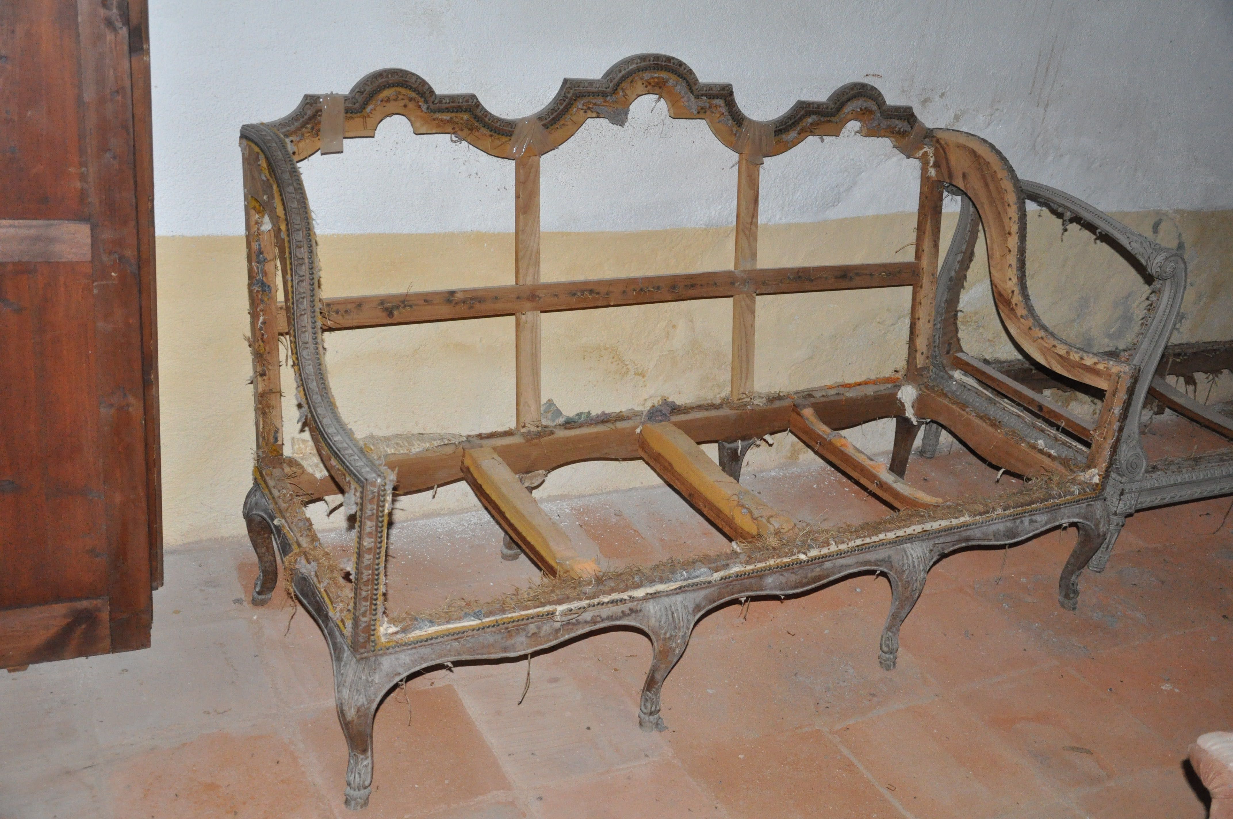 Canapé grande romantico, para restauro