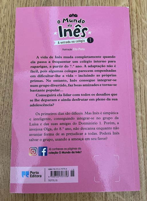 Livro “O Mundo da Inês 1”