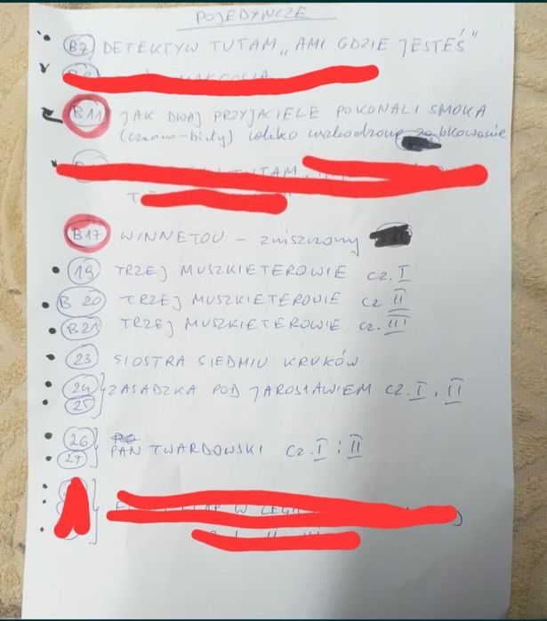 Bajki na rzutnik 11 sztuk