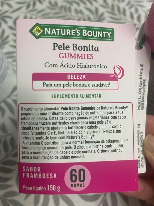 Nature's Bounty Pele Bonita - 60 gomas
