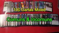 Lotes 100 Cartas Magic The Gathering (C & UC)