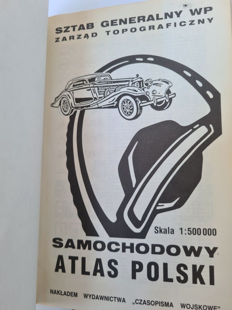 Samochodowy atlas Polski