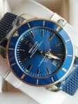 Nowy Breitling Superocean Heritage B20 Stal / Różowe złoto / 2023r