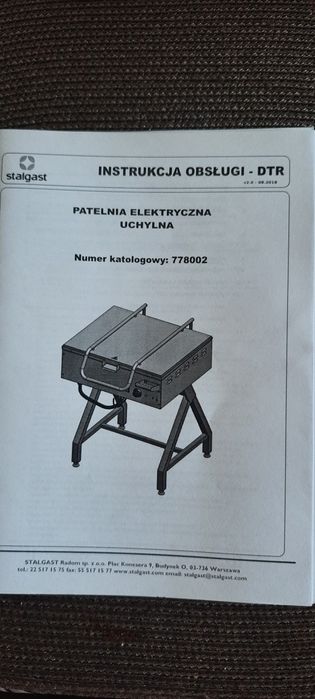 Patelnia elektryczna STALGAST.