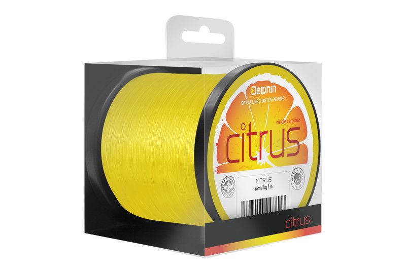 Żyłka Delphin CITRUS / żółta 0,30mm 15lbs 600m