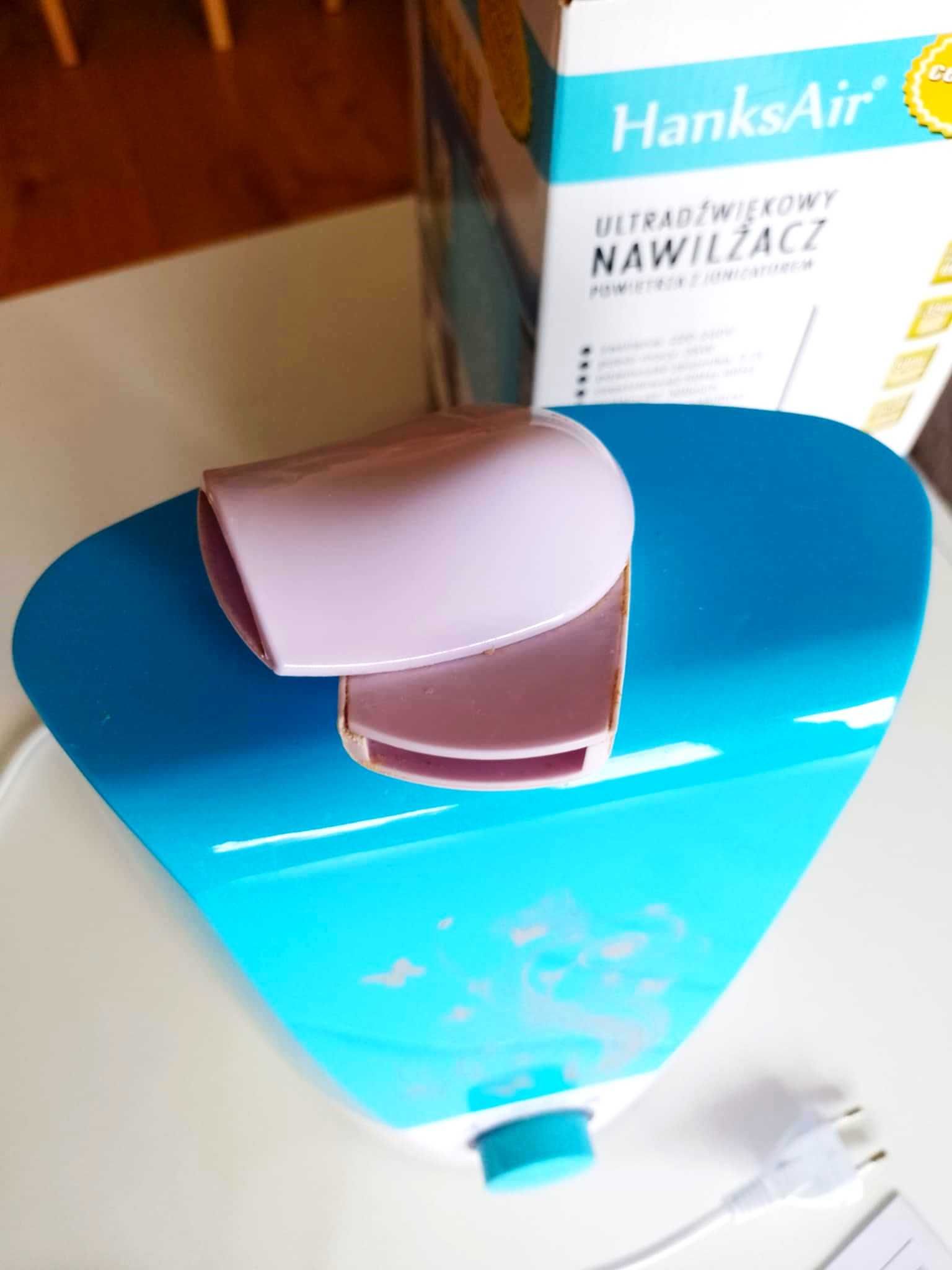 Nawilżacz ultradźwiękowy HanksAir z jonizatorem 3,2L używany