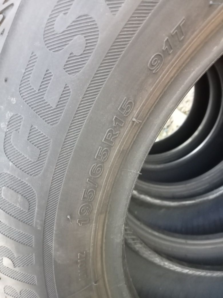 4x Opony Używane Całoroczne 195/65R15 Bridgestone