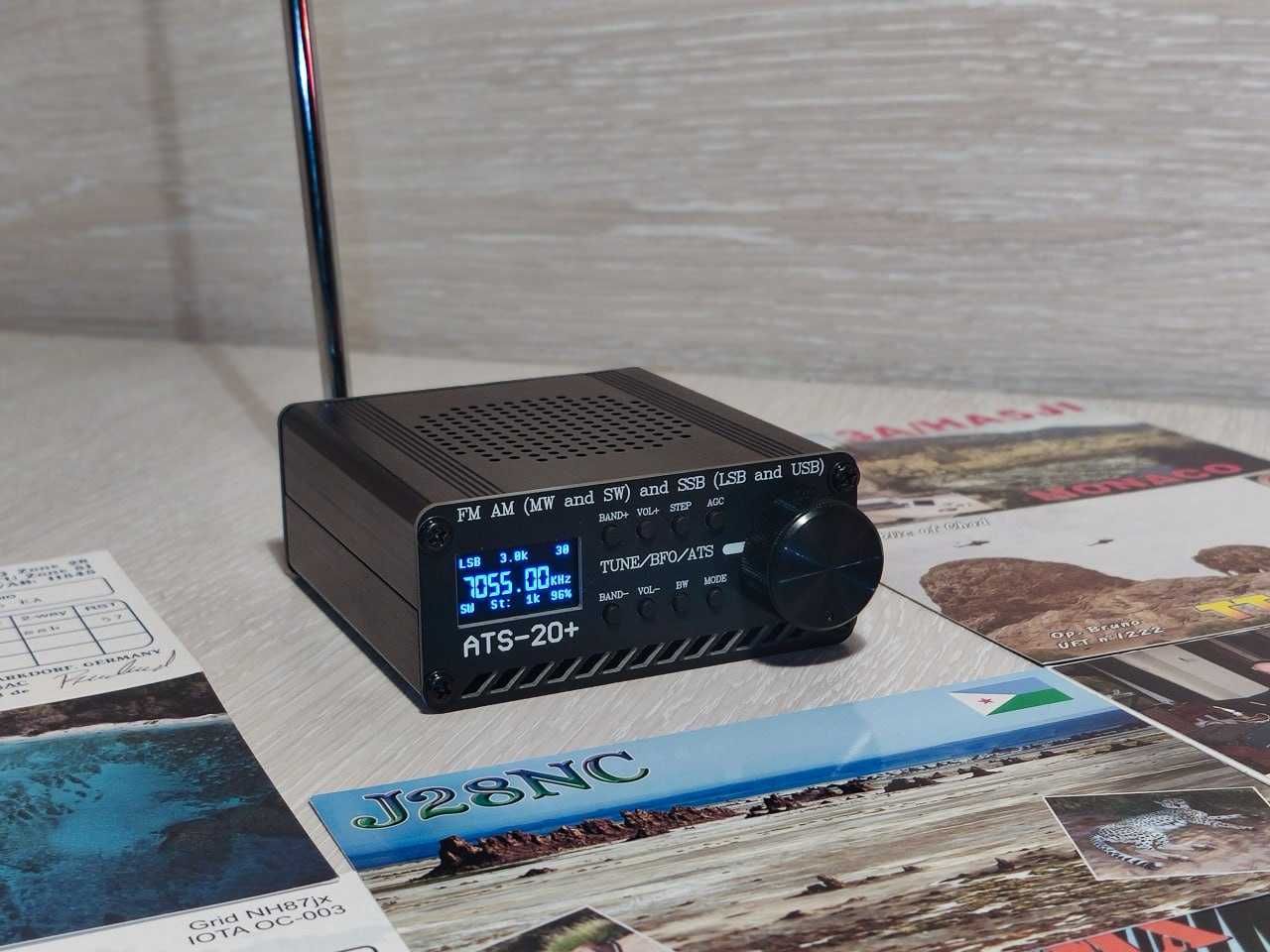 Радиоприемник ATS 20+  Прошитый  AM FM SSB  150 кГц - 30 мГц + УКВ ЧМ