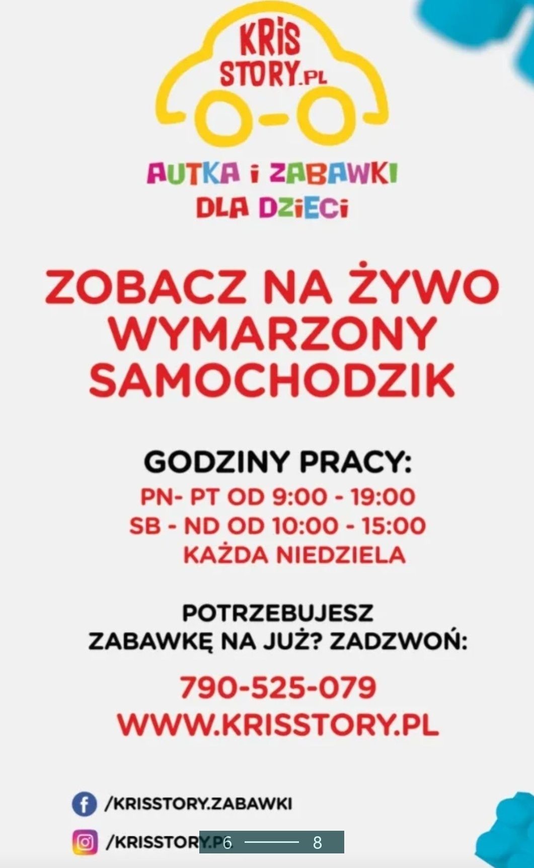 Krisstory Samochody autka quady elektryczne do dzieci RATY zobacz