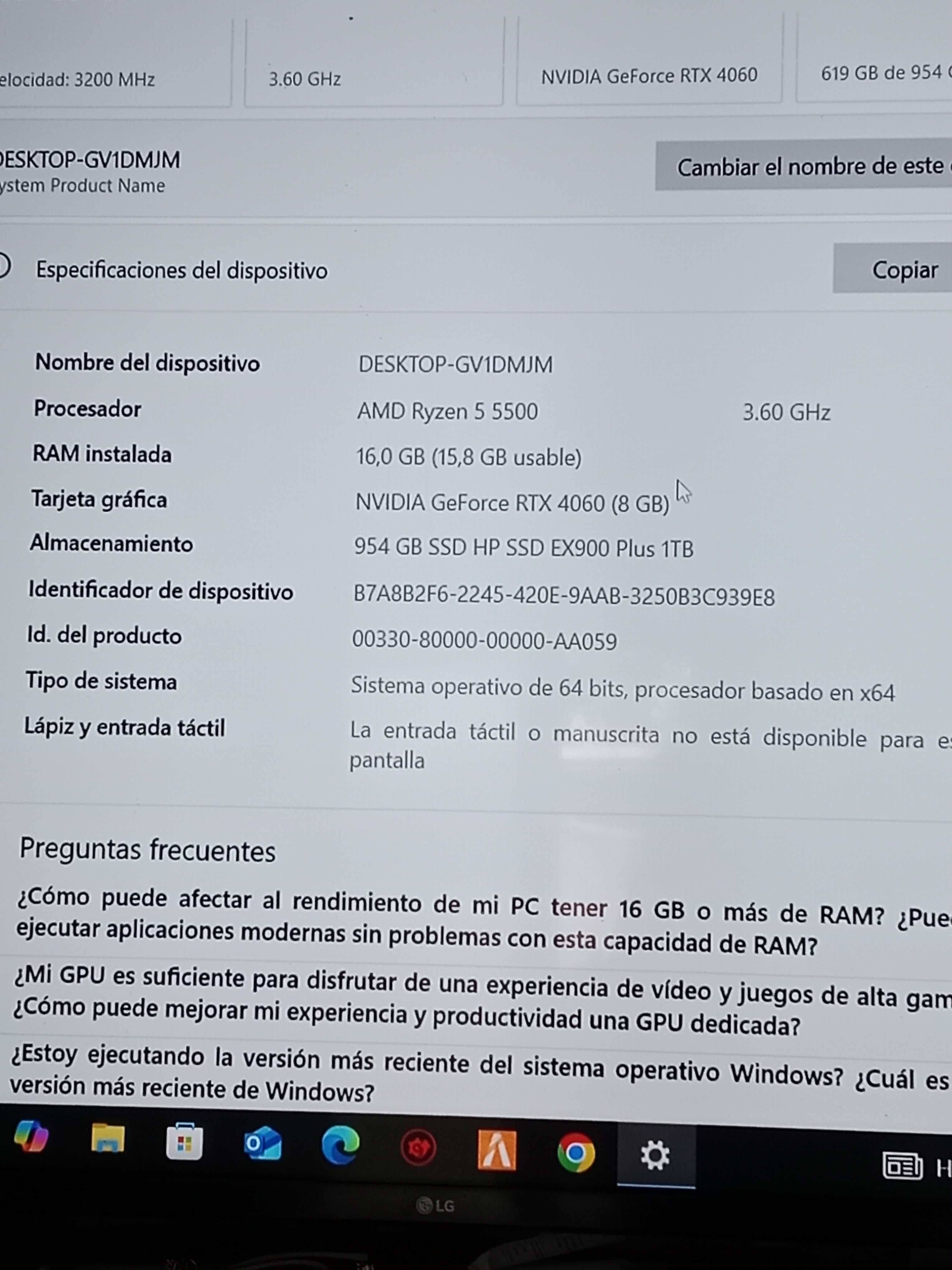 Vendo torre gaming com placa gráfica 4060