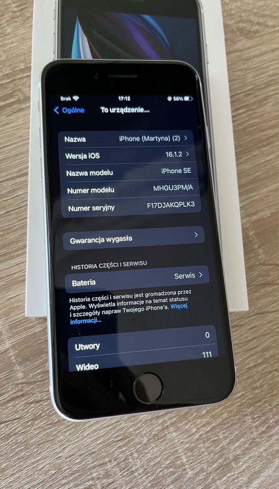 iphone se 2020 white 128gb z pudełkiem