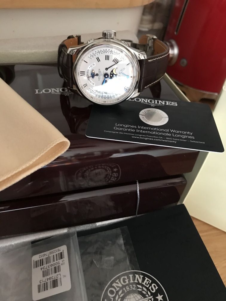 Longines master collection moonphase retrgrade NOWY