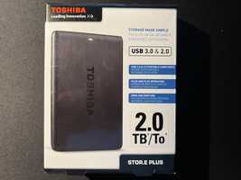 Unidade de disco rígido externo Toshiba 2.0 TB