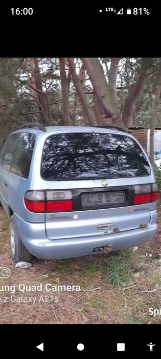 SHARAN 2.8 VR6 (1998) Blenda bialo czerwona.