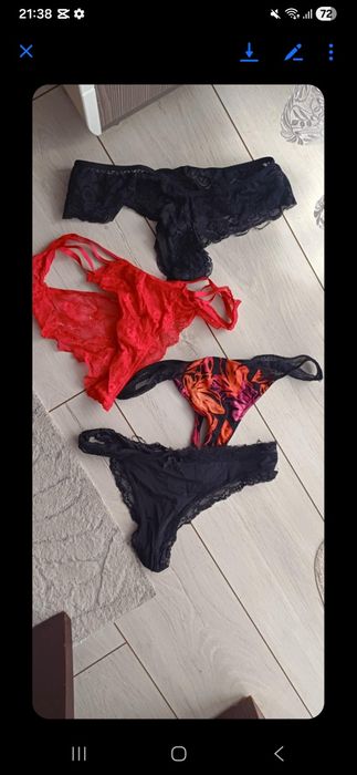 Majtki nowe, majtki używane,  noszone
