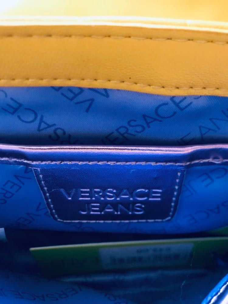 Torba ze skóry nowa  " Versace Jeans "