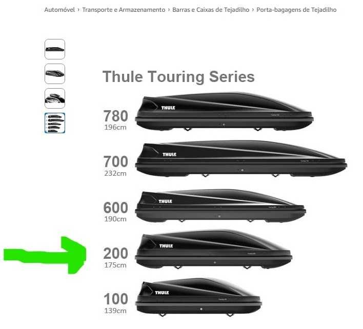porta-bagagens de tejadilho (300€) + acessório multilift (75€)