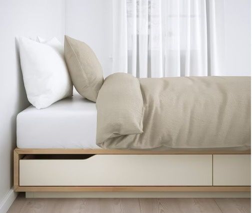 Cama Mandal Ikea com 4 gavetas incluídas