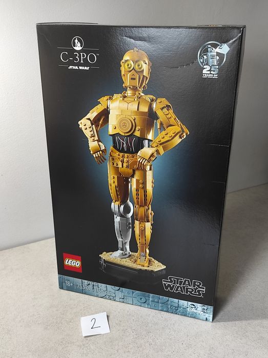 Lego star wars 75398 C-3PO лего зоряні війни дроїд робот