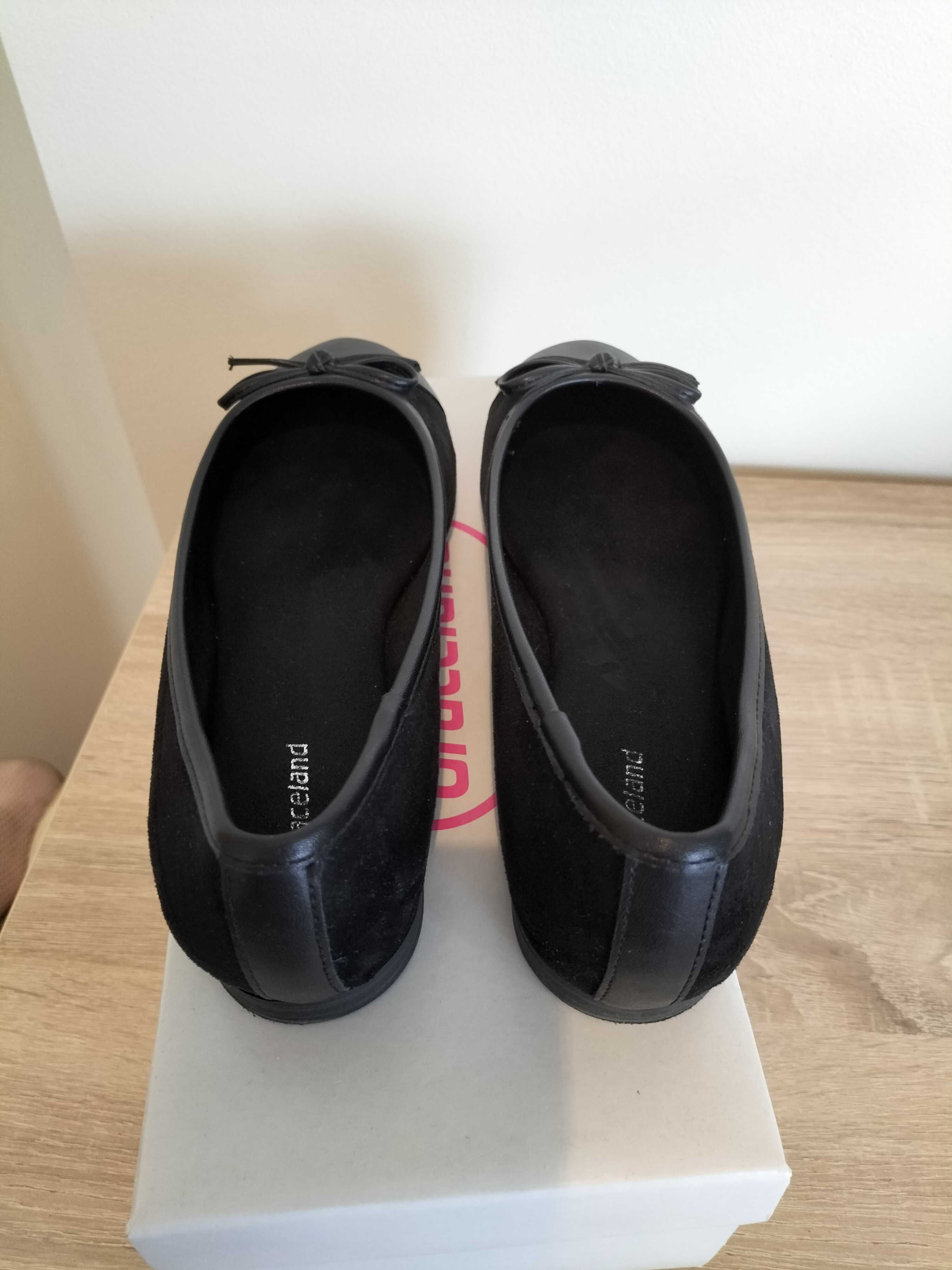 Czarne baleriny Deichmann 36